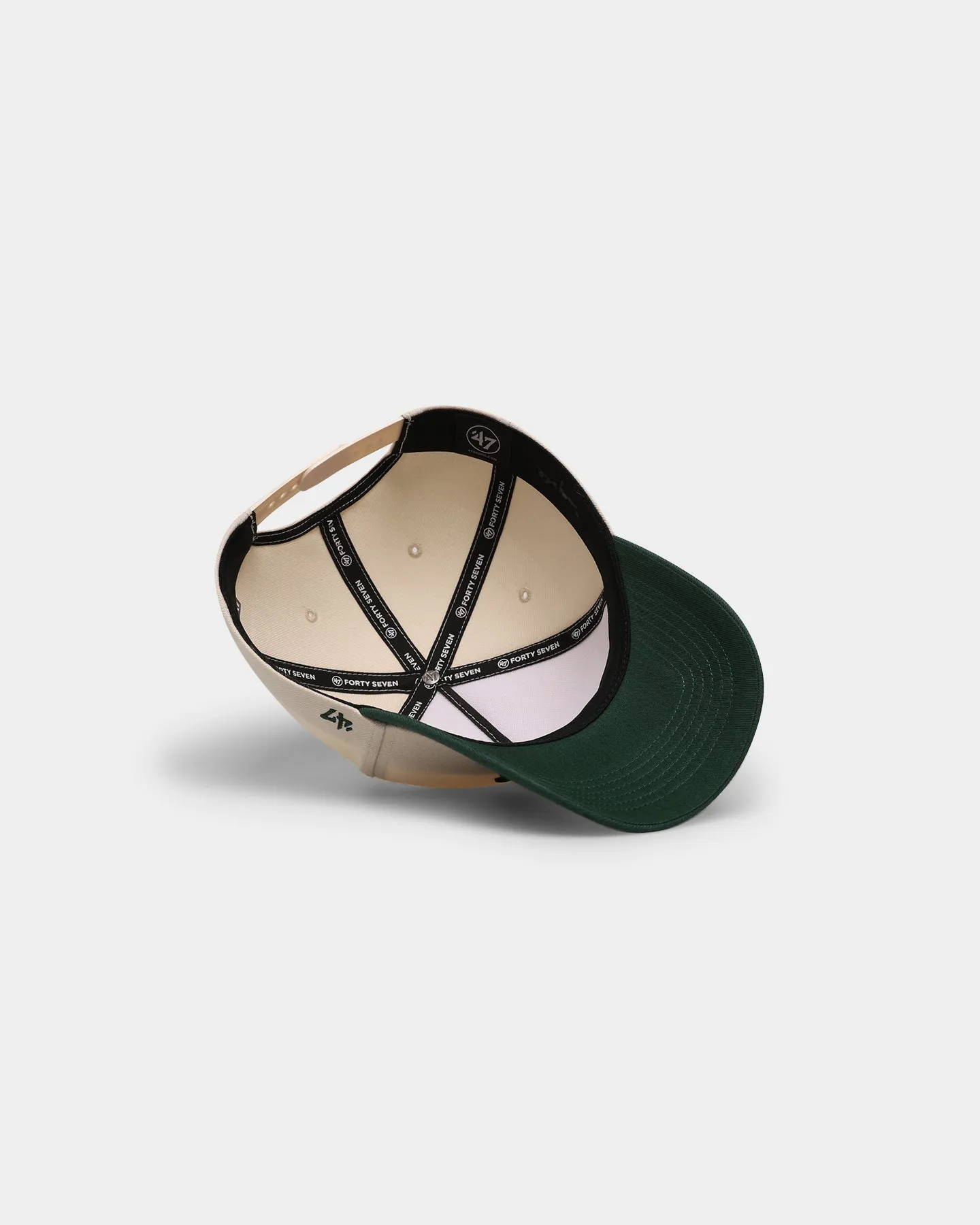 47 Brand Oakland Athletics 'Off White/Team Logo' Replica MVP DT Snapback Natural