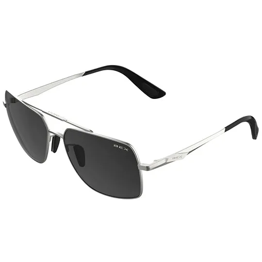 BEX Sunglasses Wing- Matte Silver/Grey