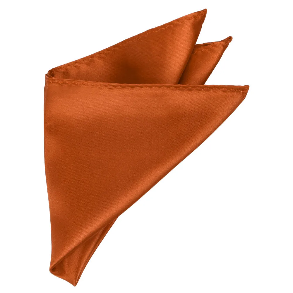 Burnt Orange Premium Pocket Square