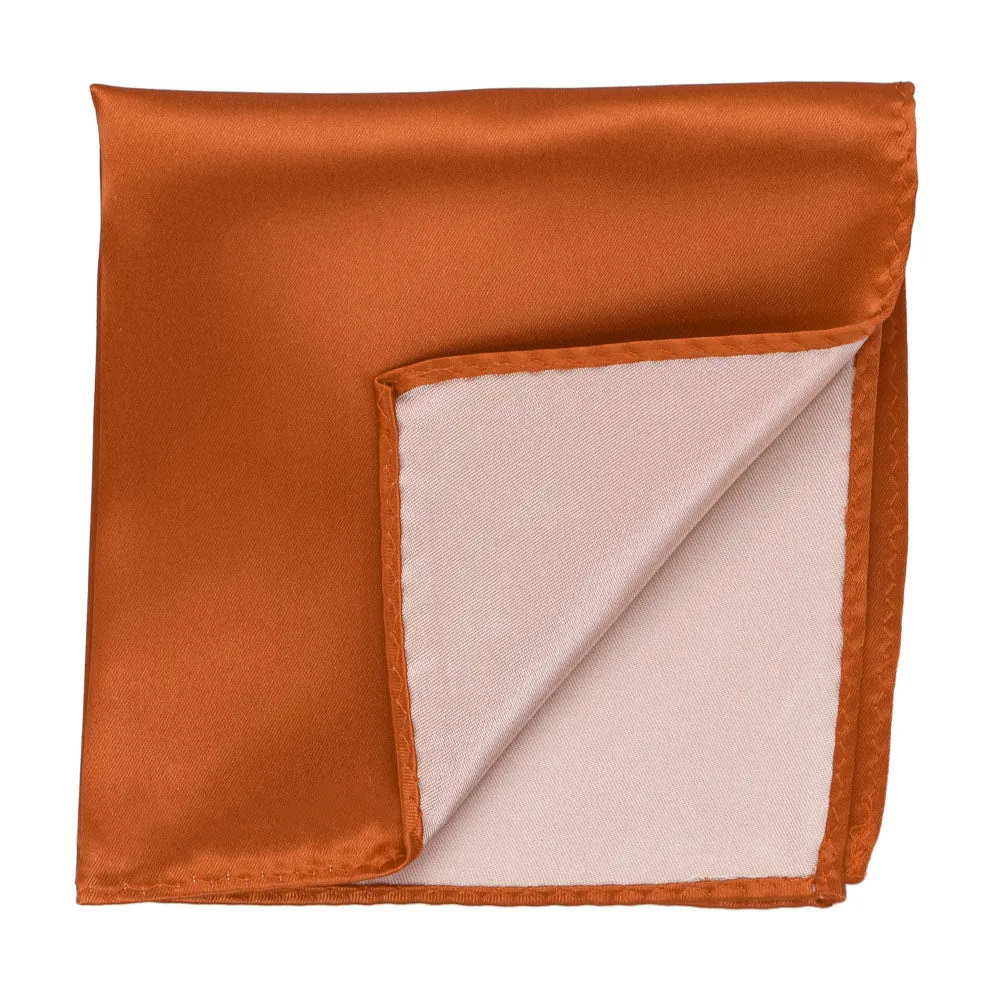 Burnt Orange Premium Pocket Square