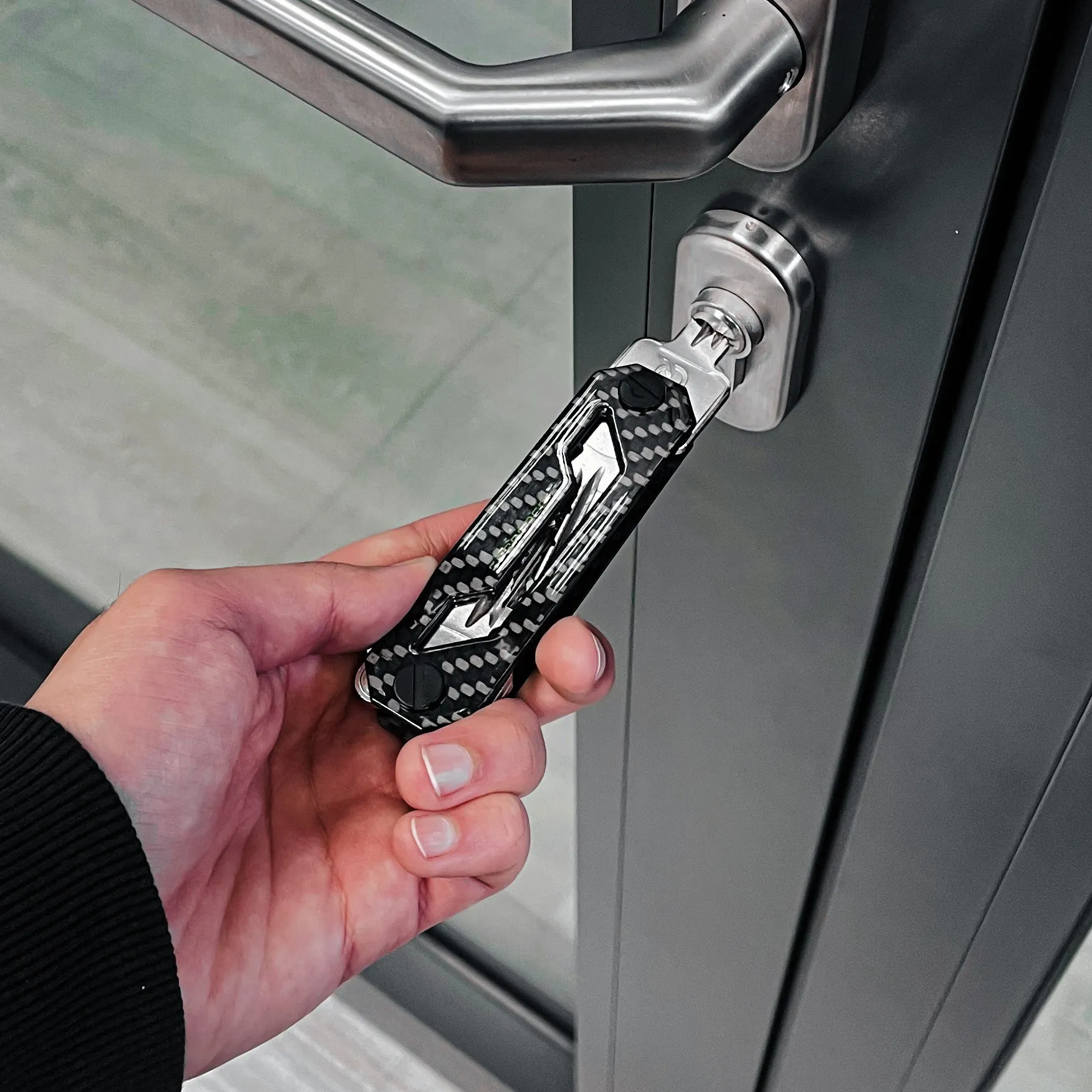 Carbon Fiber Schlüssel Organizer Duo