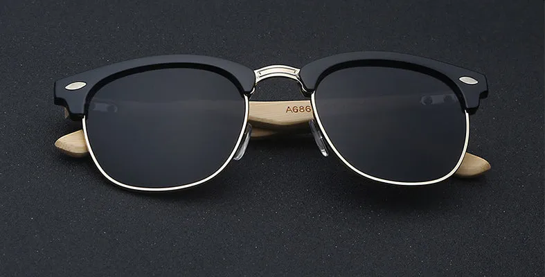 Clubmaster Wooden Sunglasses