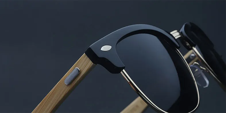Clubmaster Wooden Sunglasses