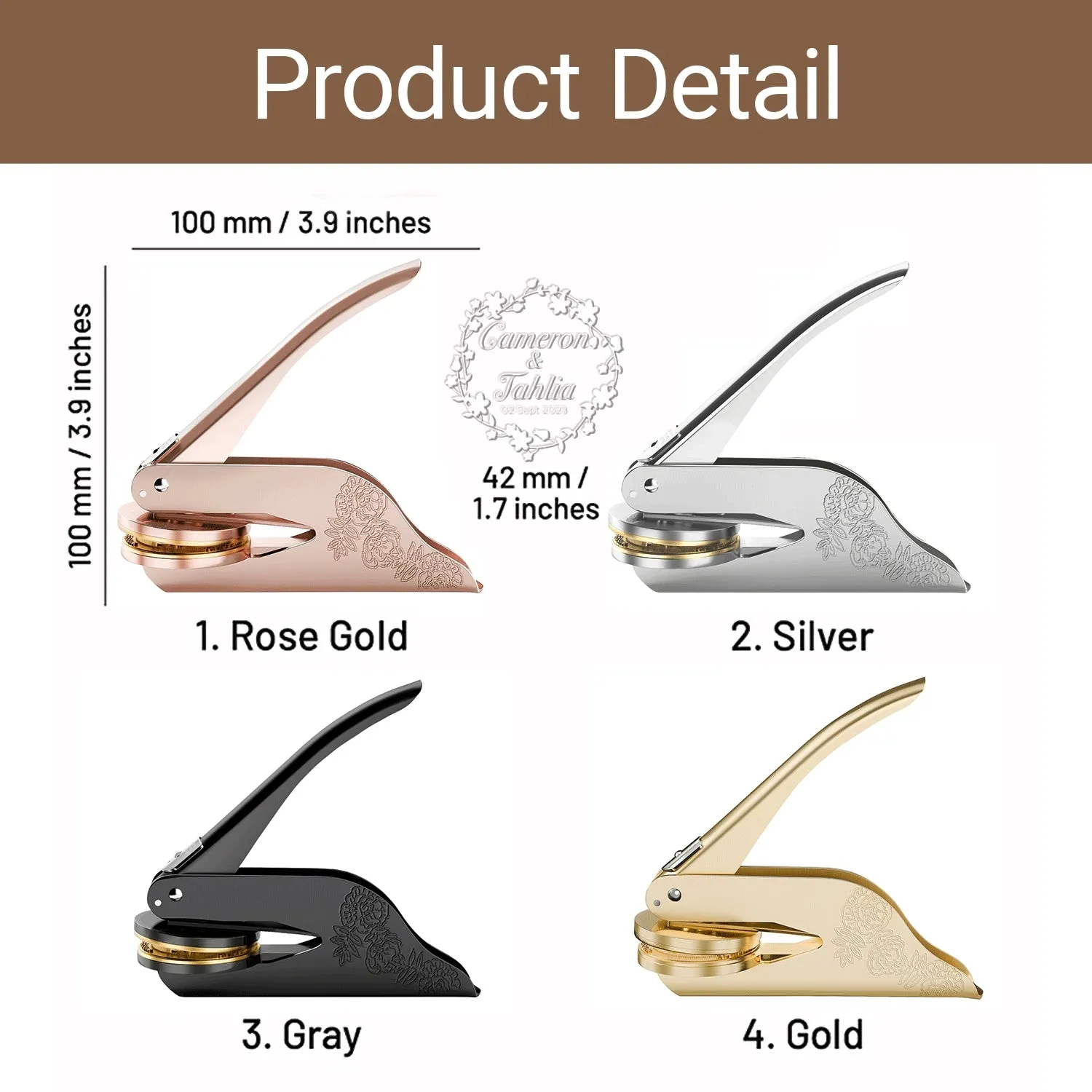 Custom Logo Embosser - Style 15