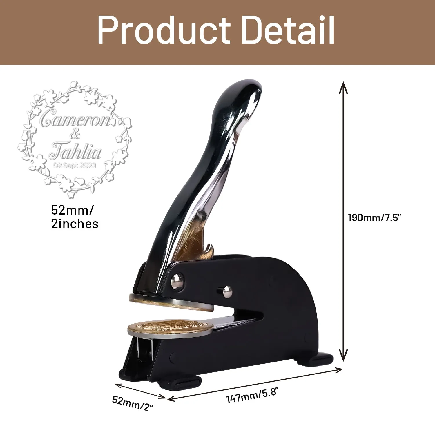 Custom Logo Embosser - Style 15