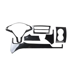 Dashboard & Center Console Hydro Carbon Fiber Coated Upgrade Kit (6 Pieces) For Model S