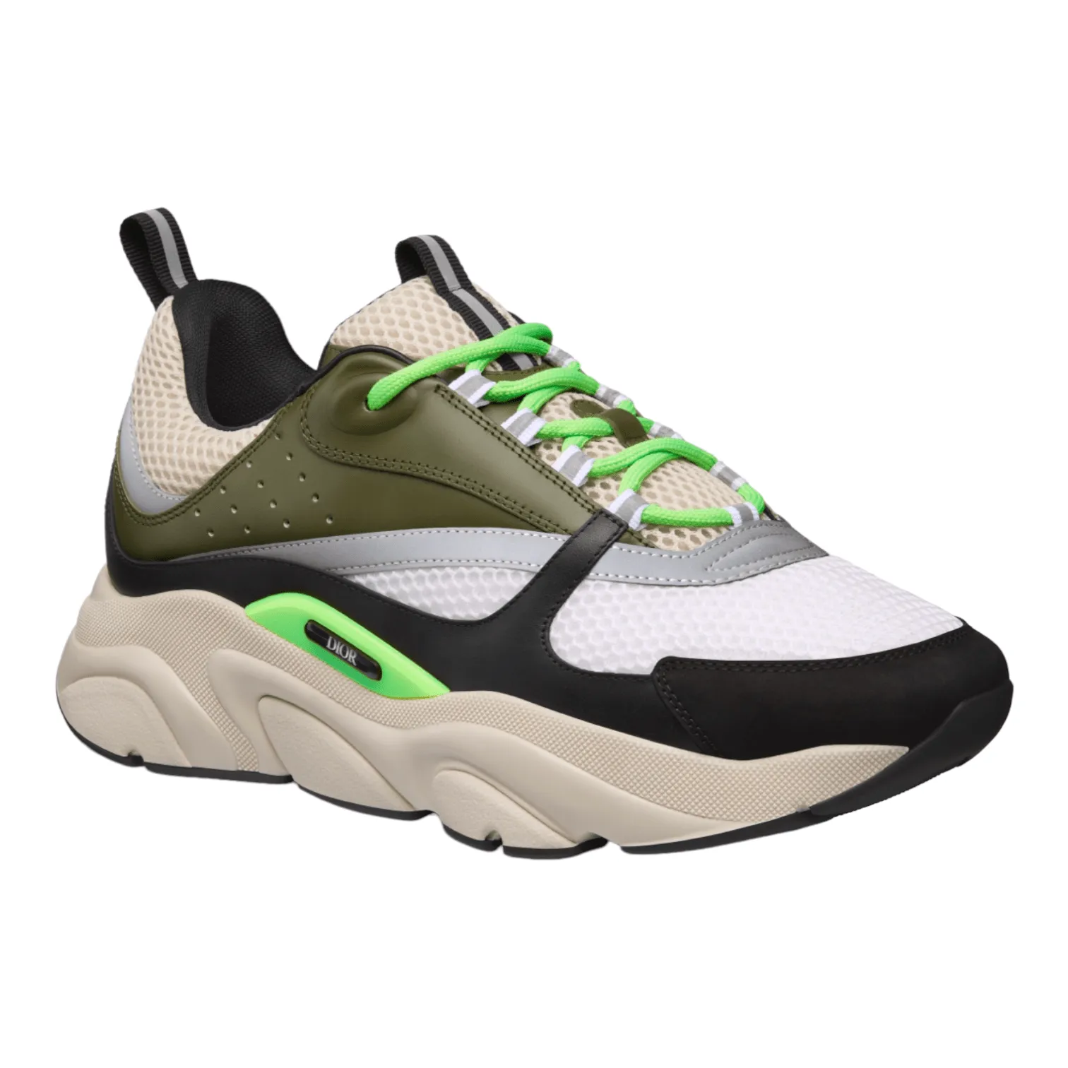 Dior B22 Trainer Cream Olive Black