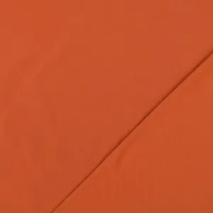 Essential Chic Rust Orange Plain Cotton Jersey Fabric