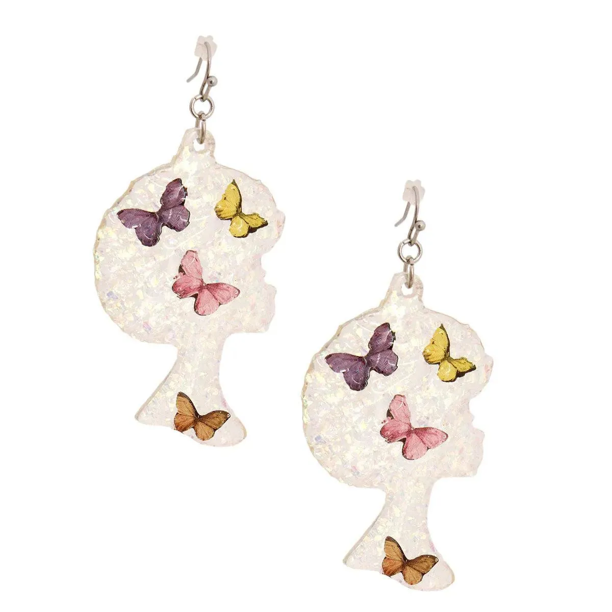 Get Your Afro Multicolor Butterfly Earrings Here - Perfect Accessory!