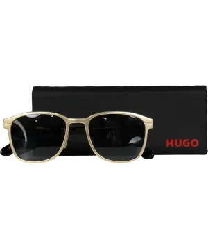 Hugo Metallic 0110/s Gold Sunglasses in case