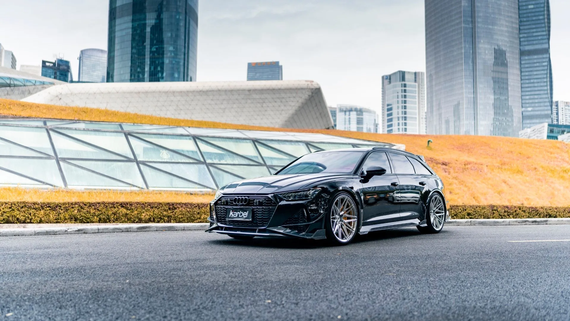 Karbel Carbon Fiber Side Skirts for Audi RS7 RS6 C8 2020-ON