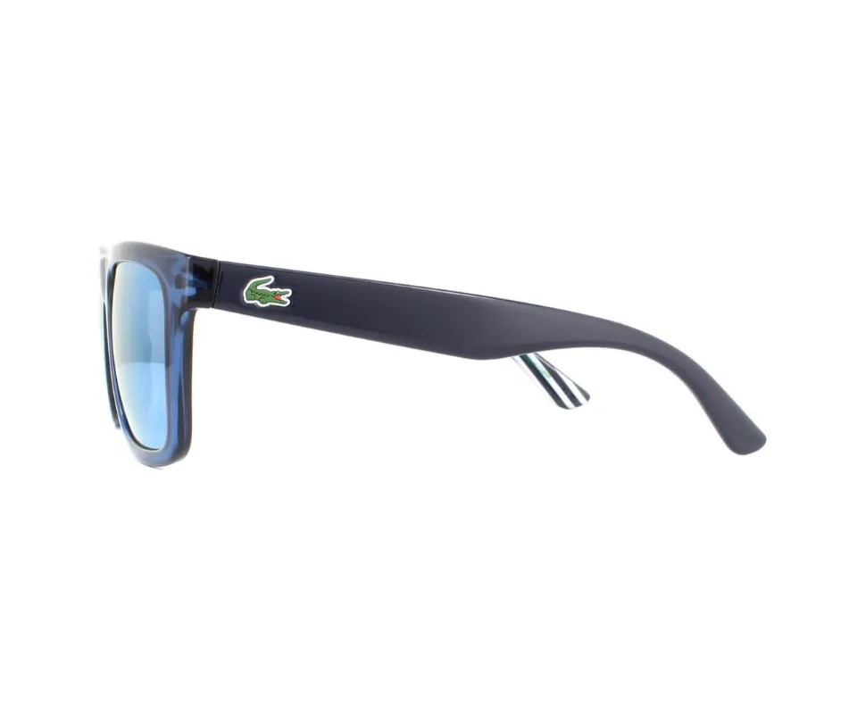 LACOSTE Men's Blue Rectangular Sunglasses L750S 54 mm