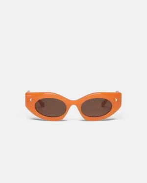 Leonie - Bio-Plastic Sunglasses - Orange Merino