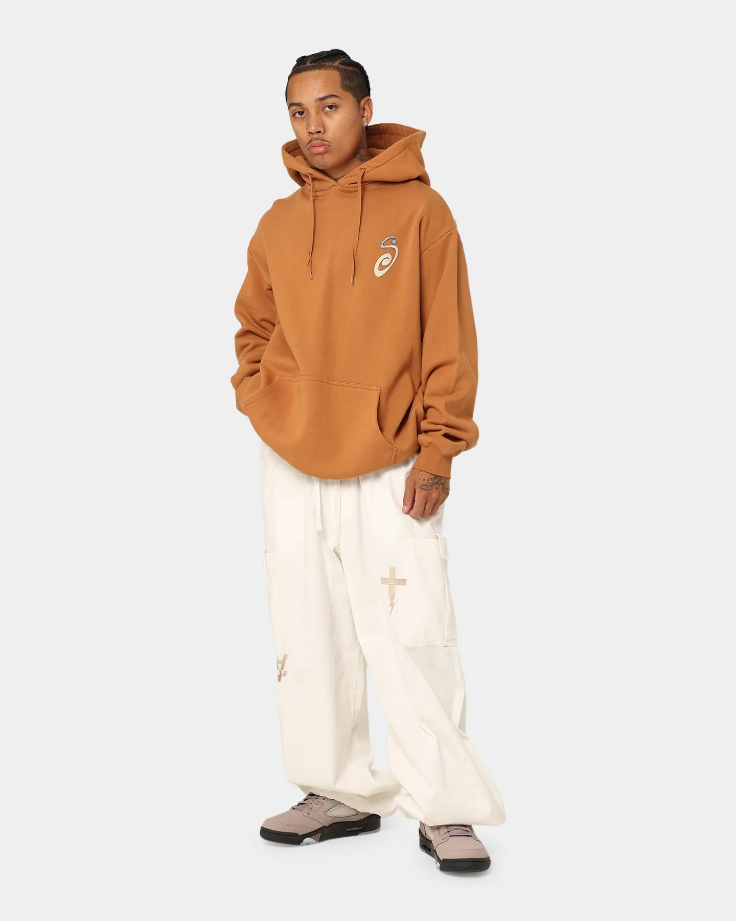 Loiter X The Anti Order Parachute Pants Off White