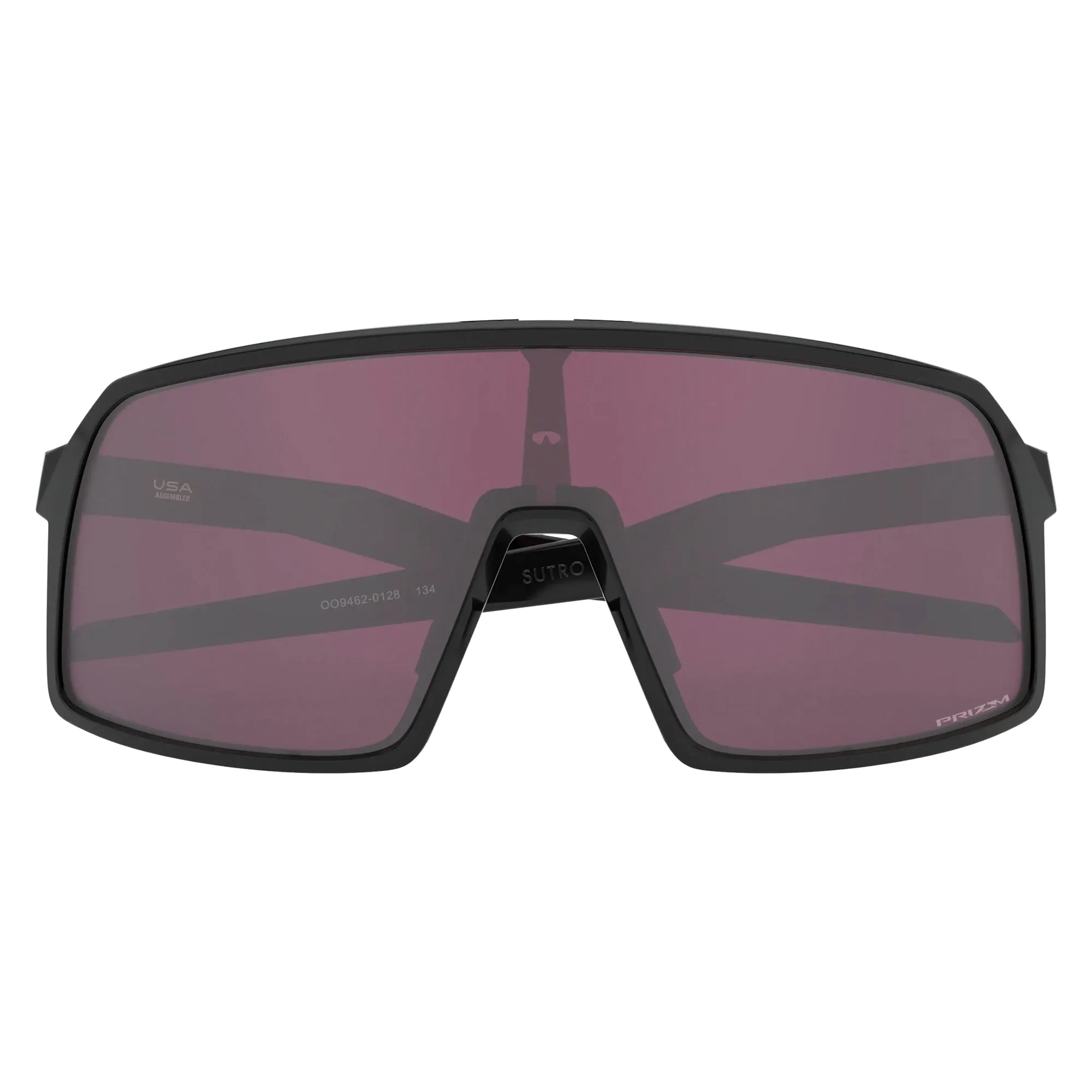 Oakley OO9462-0128 Sutro S Sunglasses Polished Black Frame Prizm Road Black Lens
