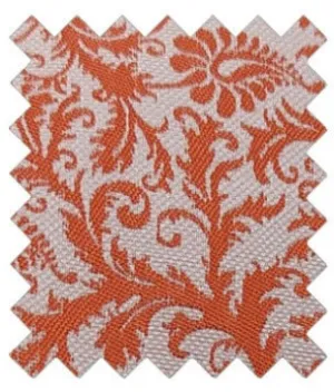 Orange Venetian Paisley Wedding Swatch