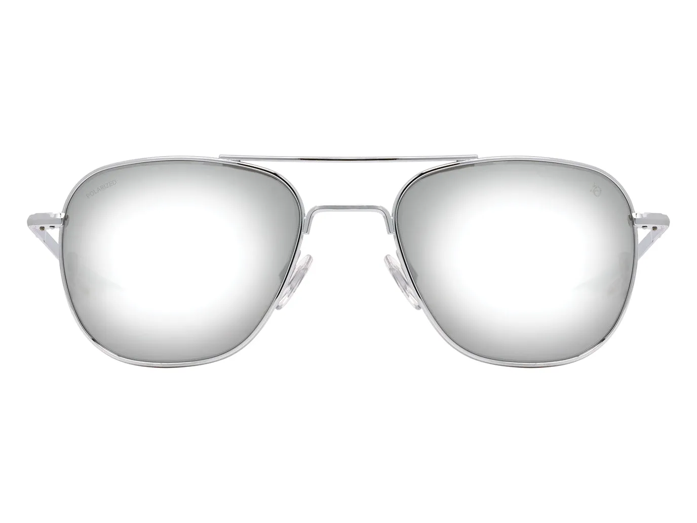 Original Pilot Silver Silver Mirror Glass Lens Polarised