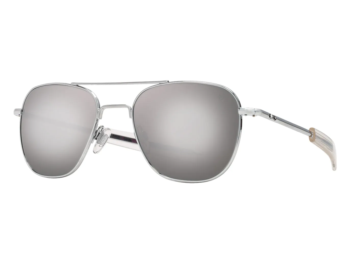 Original Pilot Silver Silver Mirror Glass Lens