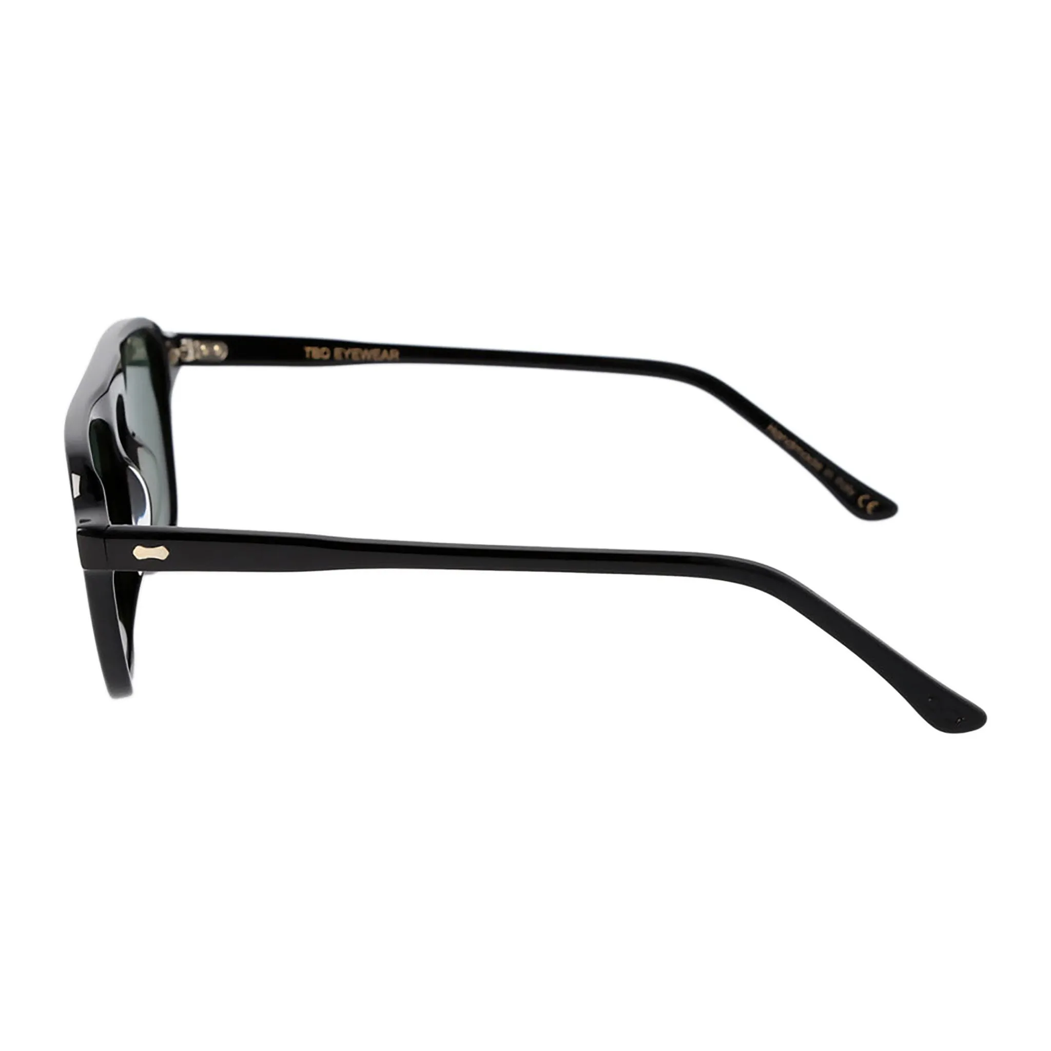 Panama Eco Sunglasses - Black/Bottle Green