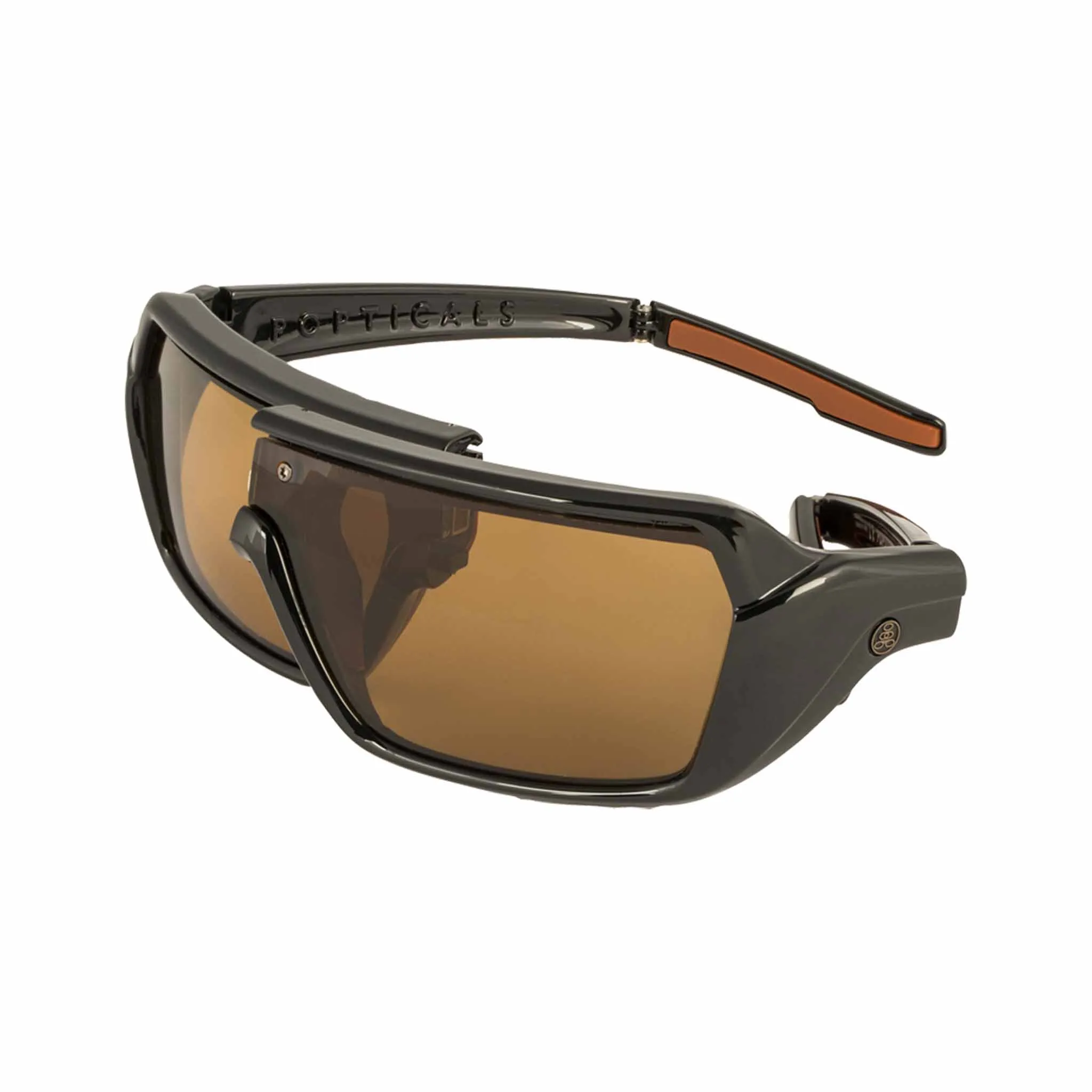 POPSTORM | Polarized, Gloss Black, Brown Lens
