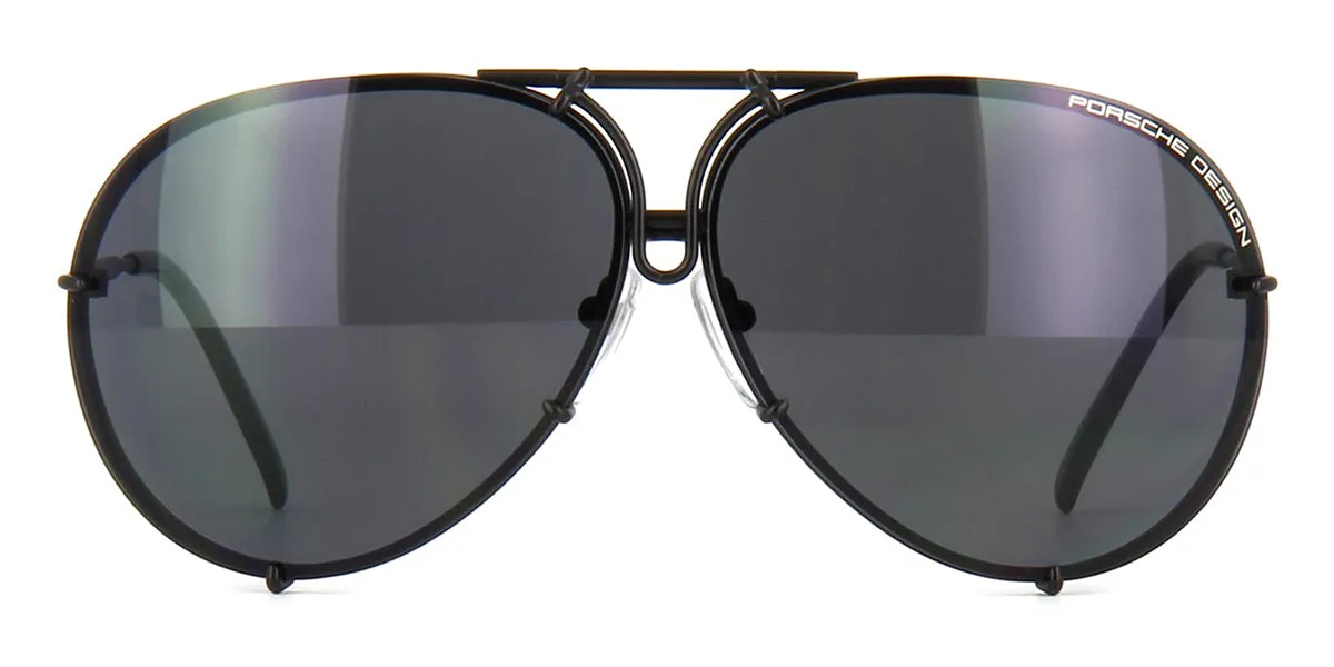 Porsche Design 8478 D Black Frame - Grey & Silver Lenses