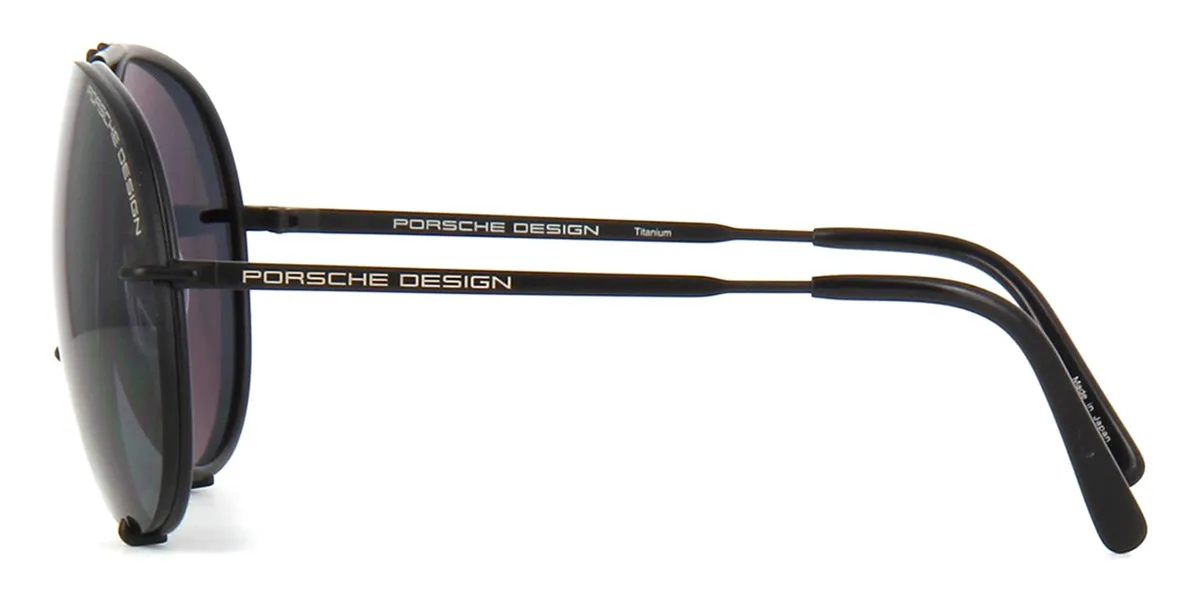 Porsche Design 8478 D Black Frame - Grey & Silver Lenses
