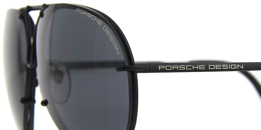 Porsche Design 8478 D Black Frame - Grey & Silver Lenses