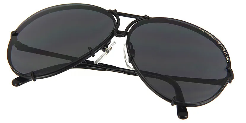 Porsche Design 8478 D Black Frame - Grey & Silver Lenses