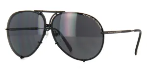 Porsche Design 8478 D Black Frame - Grey & Silver Lenses