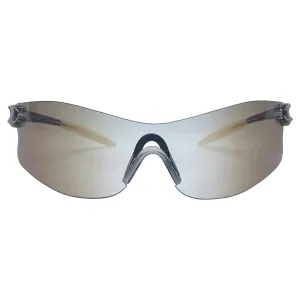 PUMA Brown Sporty Shield Sunglasses