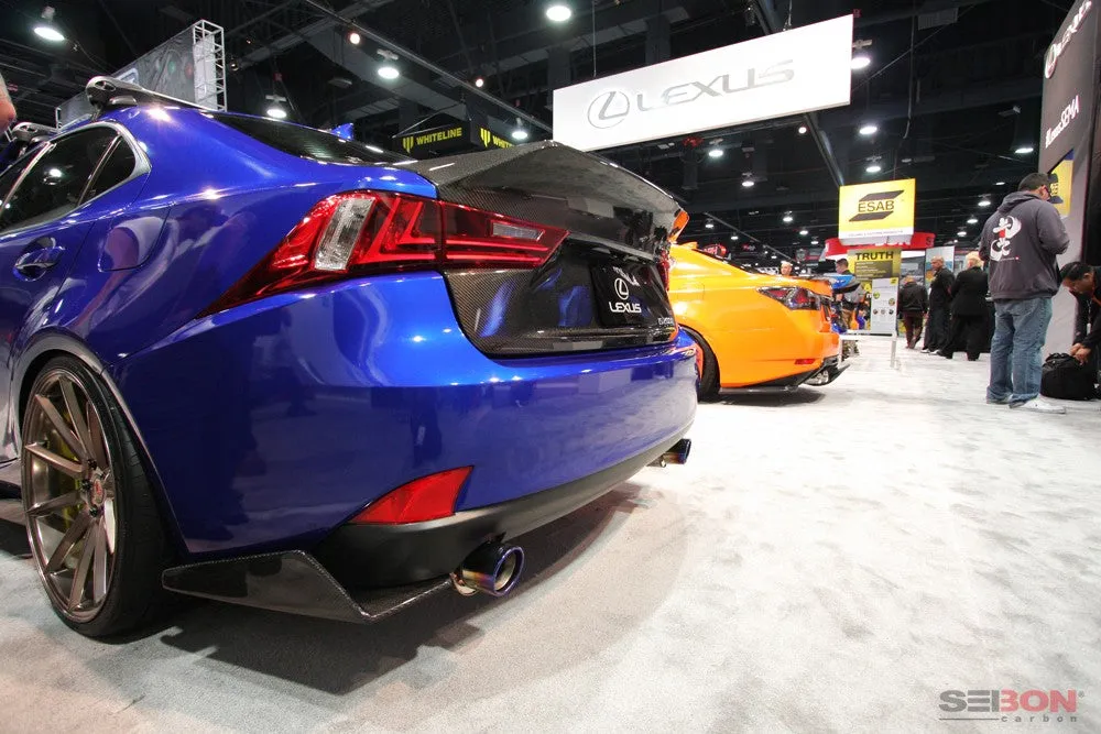 SEIBON Carbon Fiber Rear Diffuser Lexus IS250/IS300/IS350 (14-16) OE/RF/TP Style