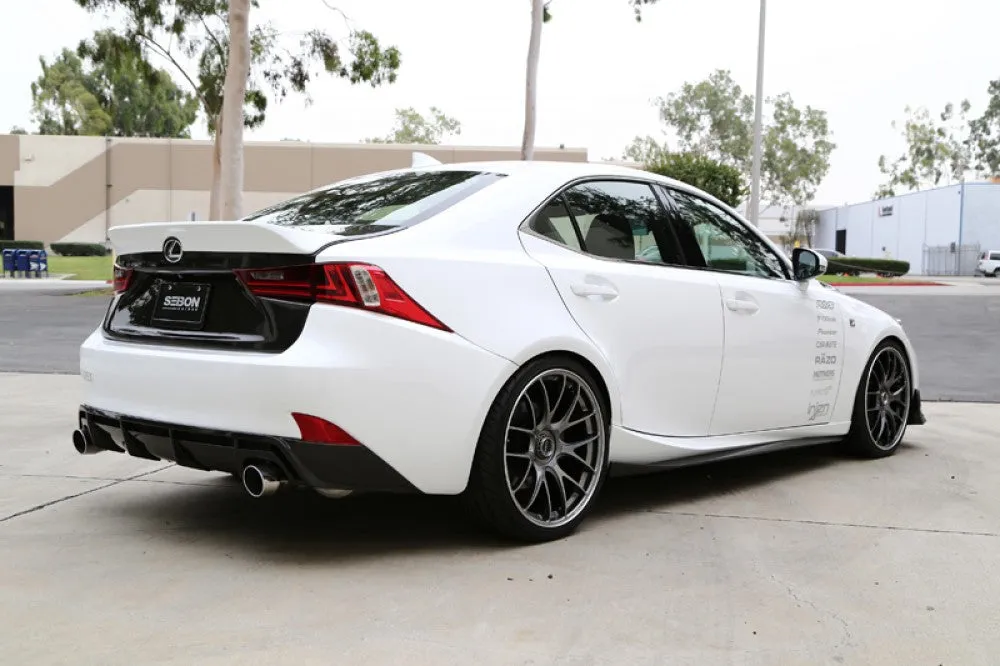 SEIBON Carbon Fiber Rear Diffuser Lexus IS250/IS300/IS350 (14-16) OE/RF/TP Style