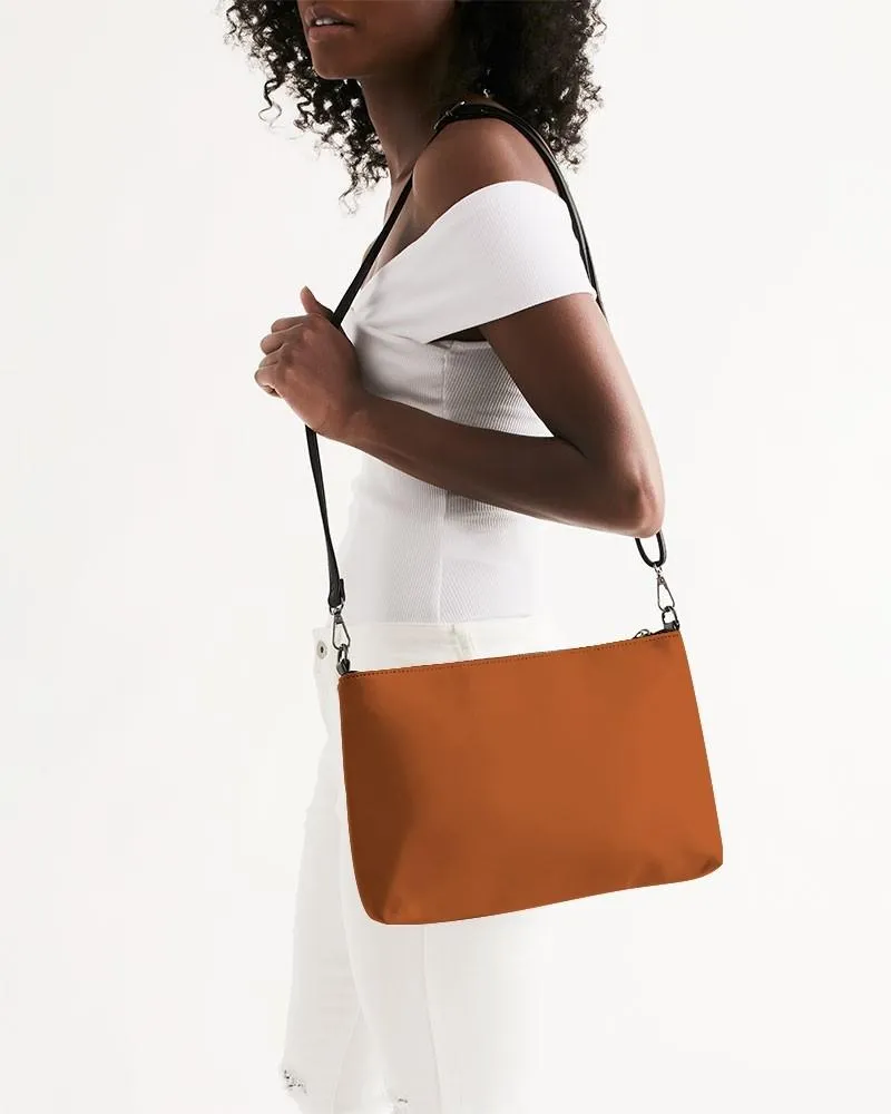Shaded Orange Zip Pouch | C0M75Y100K30