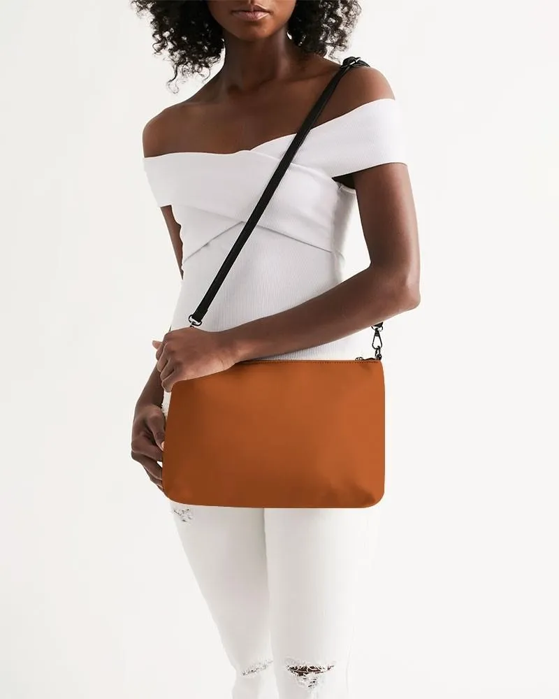Shaded Orange Zip Pouch | C0M75Y100K30