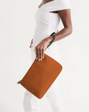 Shaded Orange Zip Pouch | C0M75Y100K30