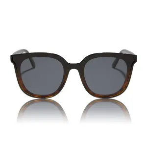 toluca - black tortoise   grey polarized sunglasses