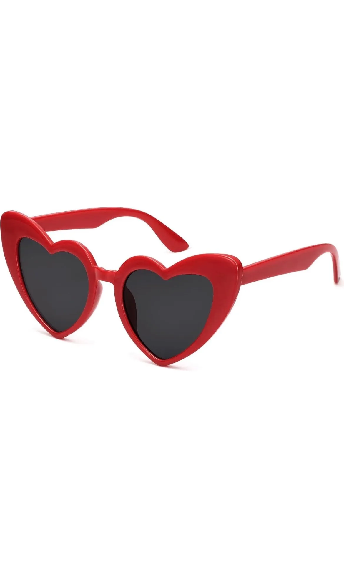 Women Heart Shaped Sunglasses - Various Colors