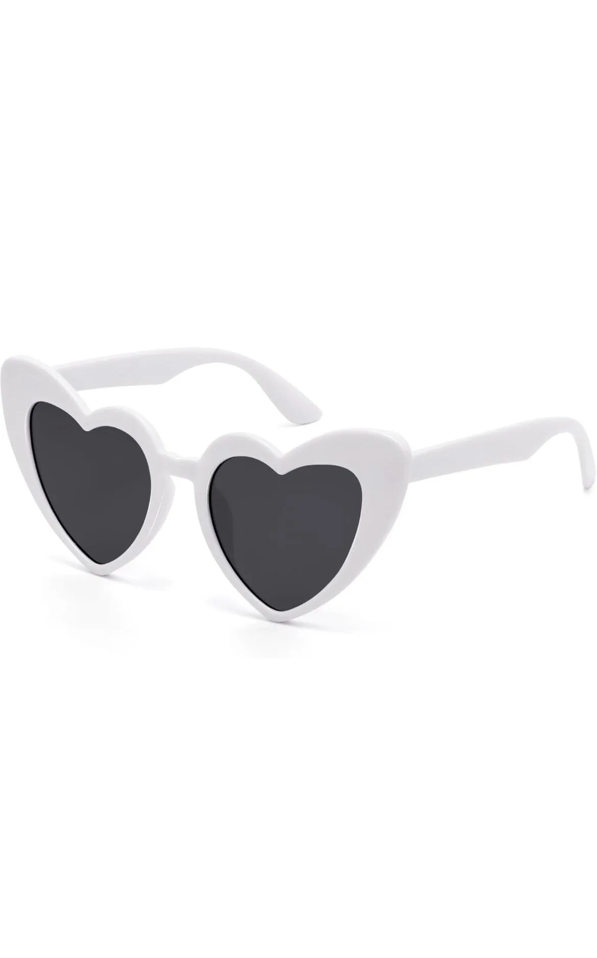 Women Heart Shaped Sunglasses - Various Colors
