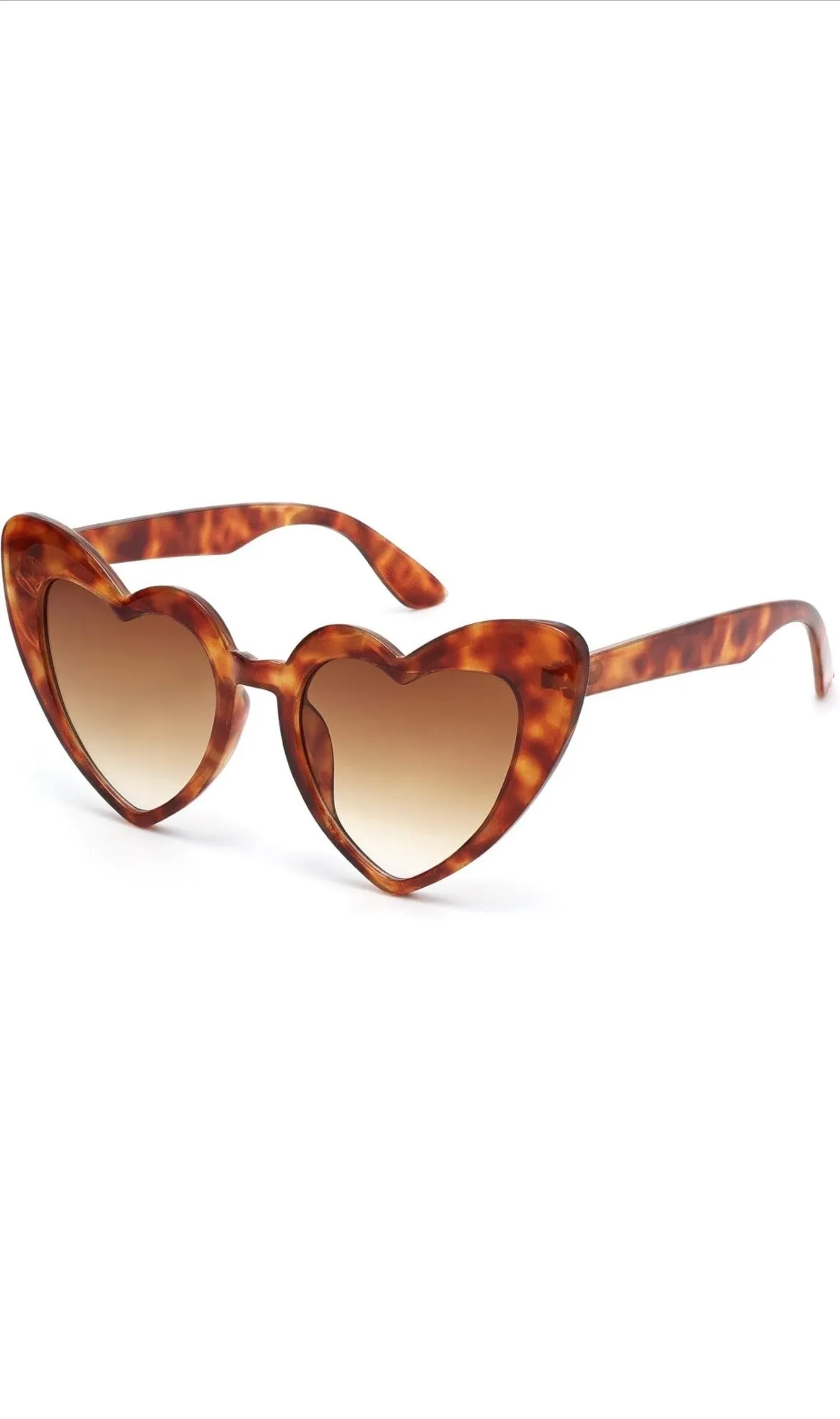 Women Heart Shaped Sunglasses - Various Colors