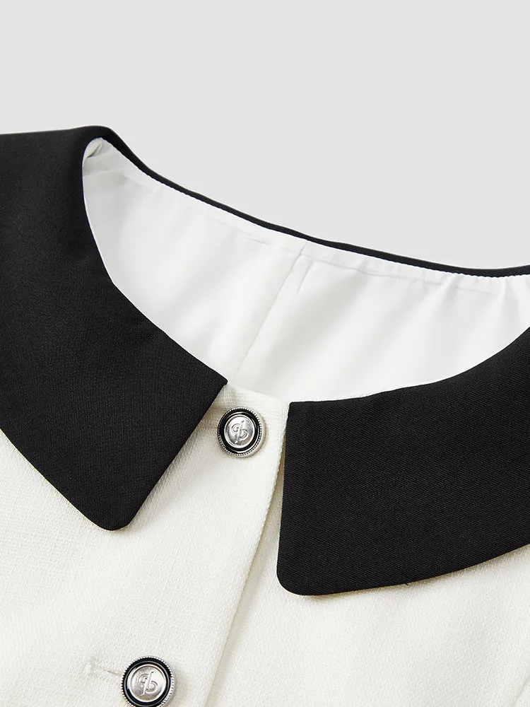 Women's Textured Linen-Like Woven Dress