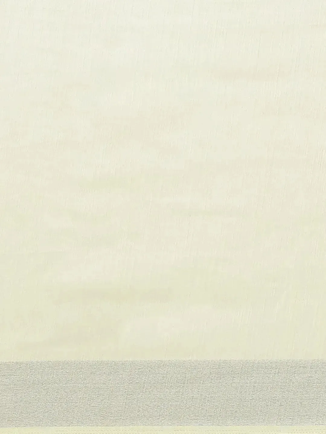 Yellow Striped Linen Saree