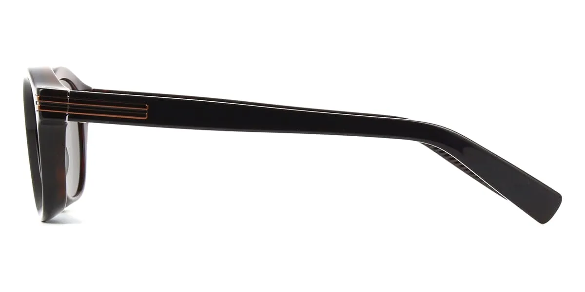 Zegna Havana Aurora I EZ0229 05N - As Seen On Kieran Culkin